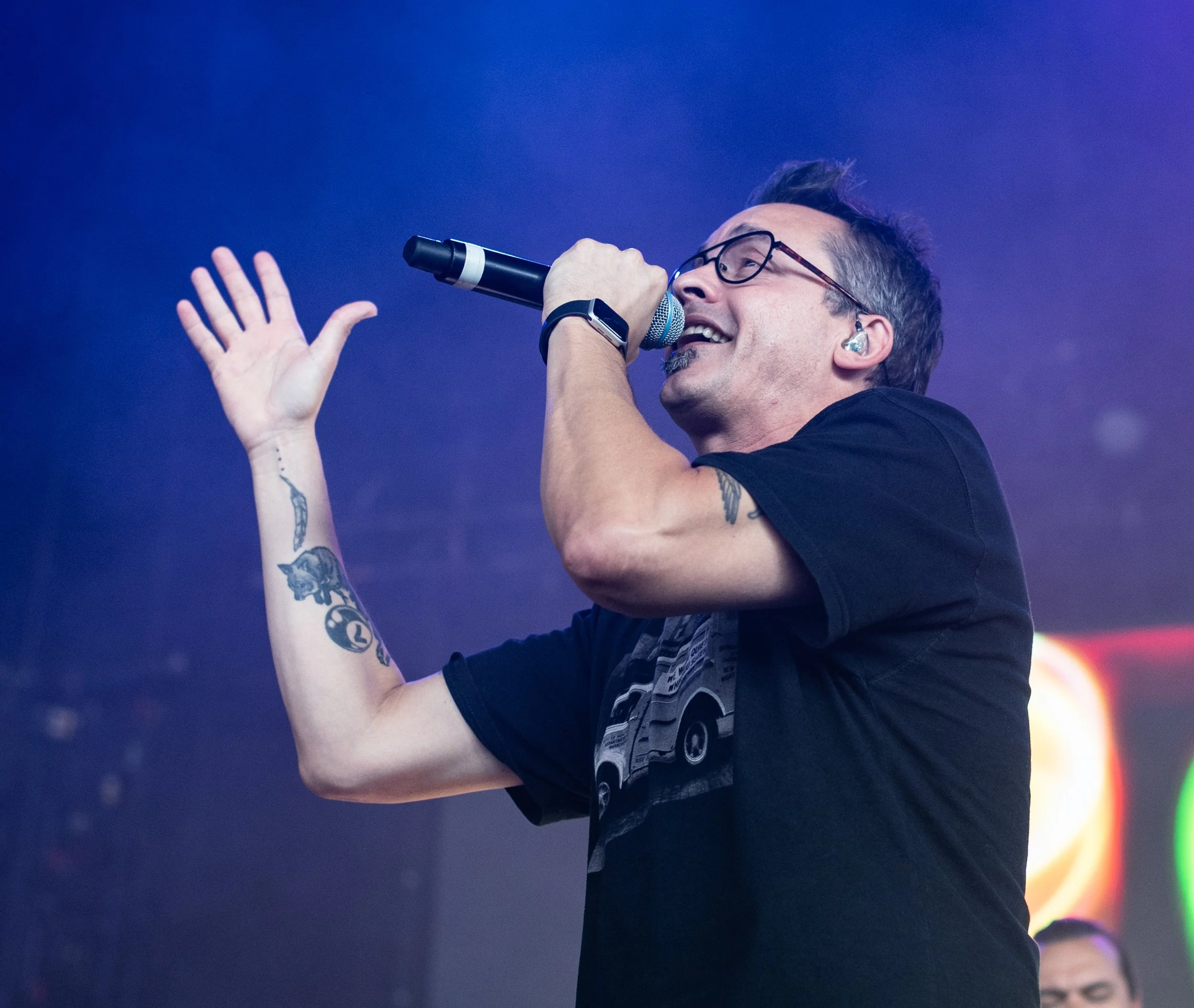 Atmosphere on stage