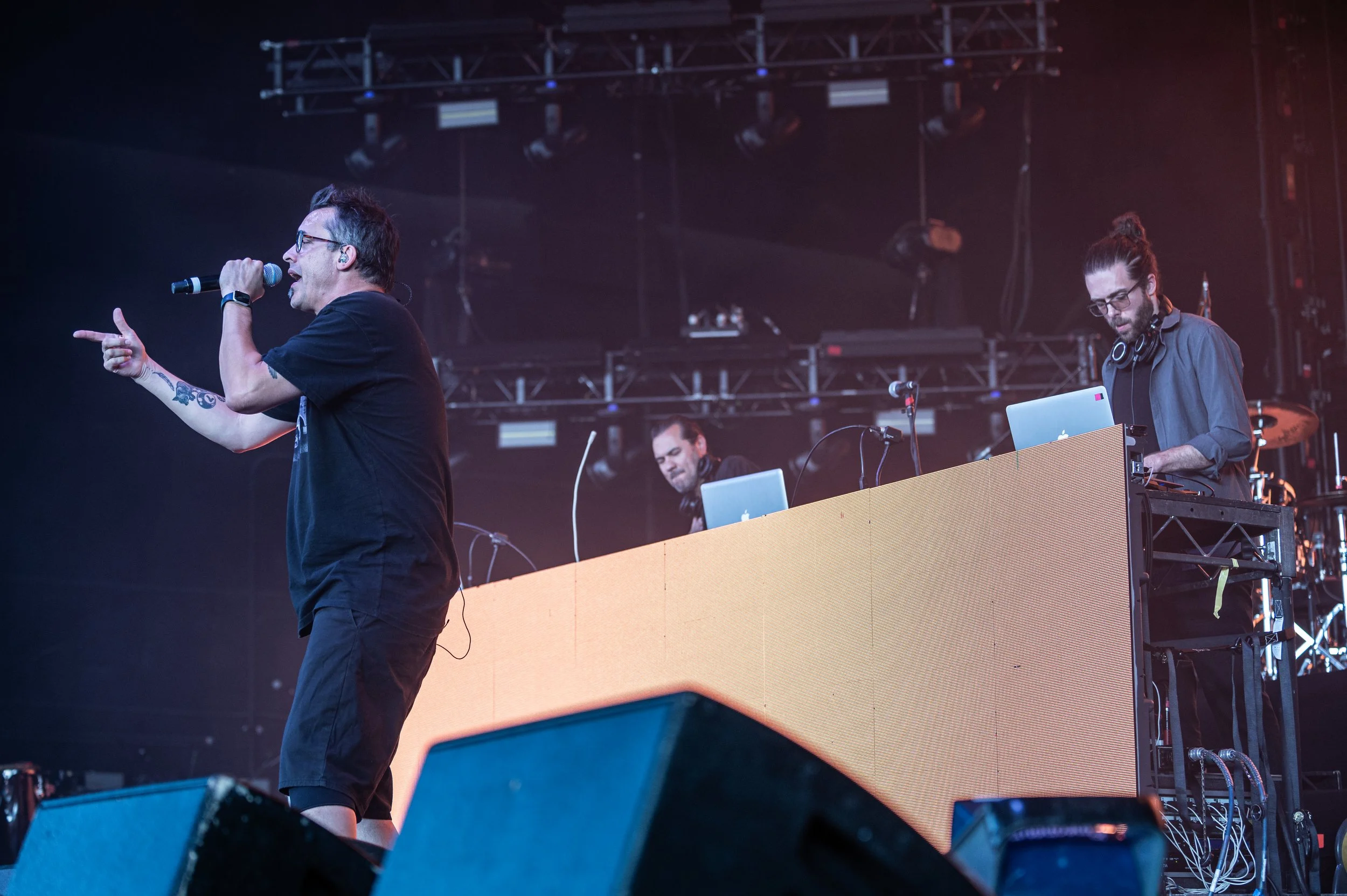 Atmosphere performing live on stage